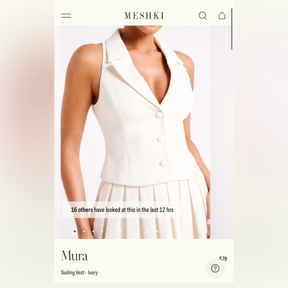 Meshki Mura Vest - Picture 2 of 7